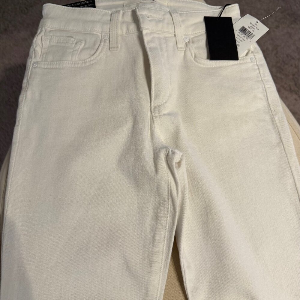 JOES JEANS WHITE SKINNY CROP STRAIGHT LEG- SIZE 26 - TAGS ON